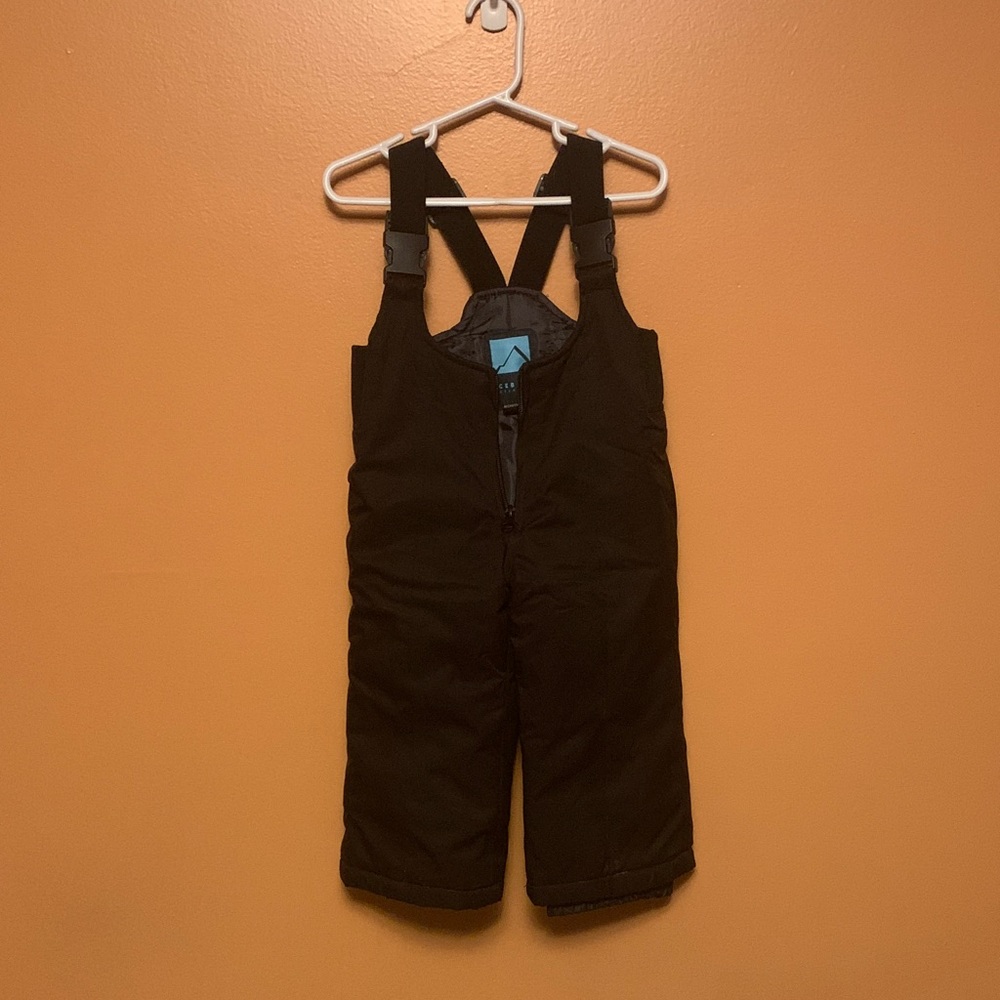 Iceberg Kids Black Overalls